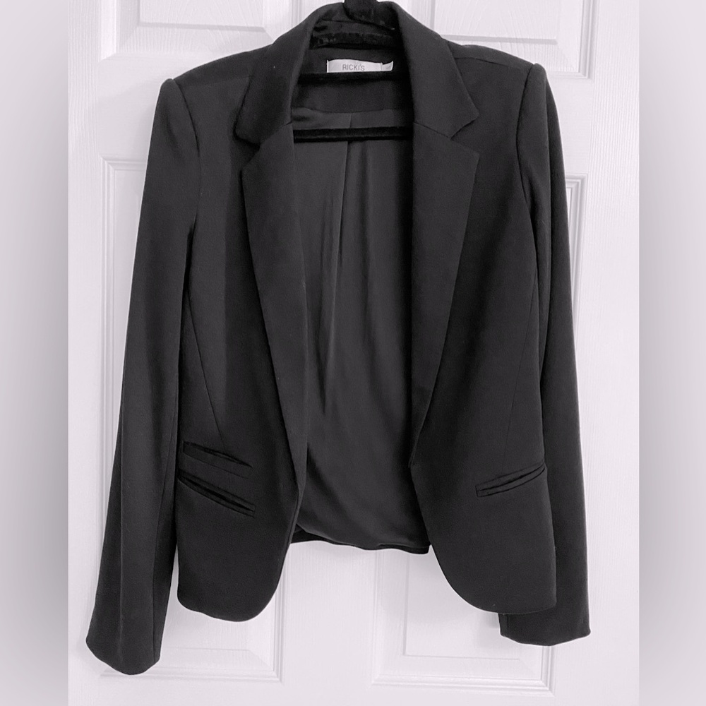 Tuxedo front black jacket